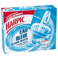 HARPIC - Bloc cuvette WC Harpic anti-tartre eau bleue