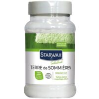 Starwax – Détachant à sec Terre de Sommières 200g – Ultra-absorbant pour taches grasses sur textiles, cuir et sols poreux – Poudre efficace - SEC 200 G