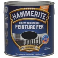 HAMMERITE - Hammerite fer bril.laque 0.25l blc 070731
