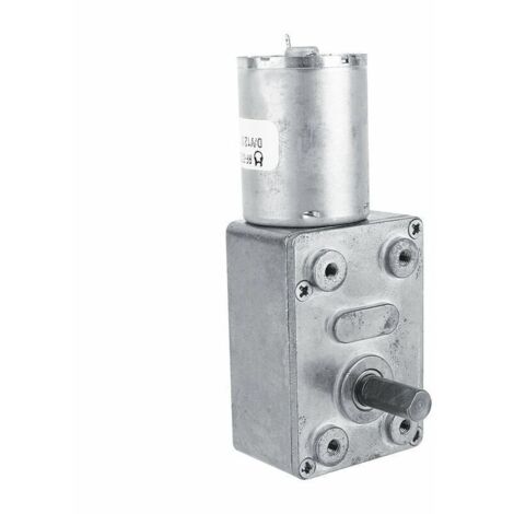 Motore elettrico a riduzione reversibile CC 12V, turbina ad alta coppia, riduttore a vite senza fine per finestre, apriporta (6 giri/min) - TRIMEC (1/4)