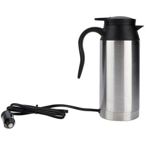 Tazza riscaldante per auto elettrica in acciaio inossidabile Eosnow da 750 ml, tazza per bere per veicoli, bollitore da viaggio (12 V)