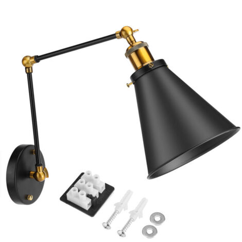 Decorazione da parete per magazzino con illuminazione ambientale regolabile vintage industriale Eosnow