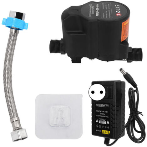 Pompa di aumento pressione acqua a induzione automatica Eosnow, pompa doccia a basso rumore per bagno, spina UE DC24V 100-240V