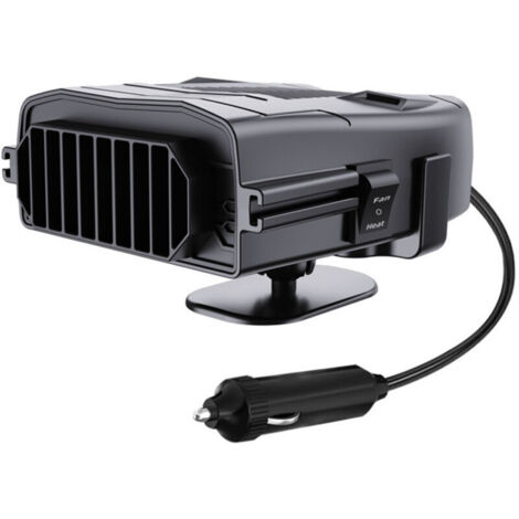 Riscaldatore portatile per auto Eosnow, ventola di riscaldamento o raffreddamento rapido da 12 V con testa rotante a 360 gradi, riscaldatore e sbrinatore 2 in 1 (1/4)