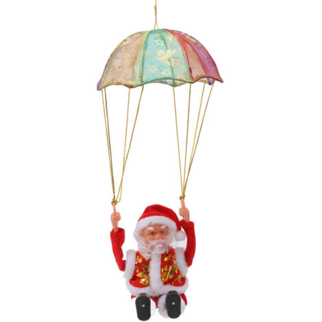 Eosnow Paracadute Decorazioni Natalizie, bella forma, realizzate in pile ecologico e sicuro, decorazione da appendere in PC per bambini, capriola (1/4)