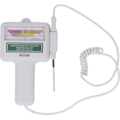 Eosnow Tester elettronico digitale portatile per la qualità dell'acqua, misuratore di cloro e pH, analizzatore per piscine (1/4)