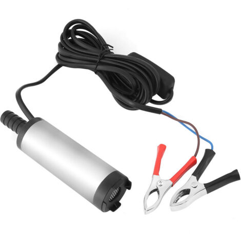 Pompa dell'acqua Eosnow 12V, pompa sommergibile in acciaio inossidabile, 12V, 3,8 cm, per acqua, gasolio, cherosene, strumento di rifornimento carburante, 8500 giri/min (1/4)