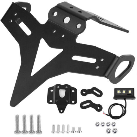 Portatarga posteriore Eosnow, parafango posteriore ordinato, con luce LED, adatto per Yamaha MT-07 FZ-07 13-20 (1/4)
