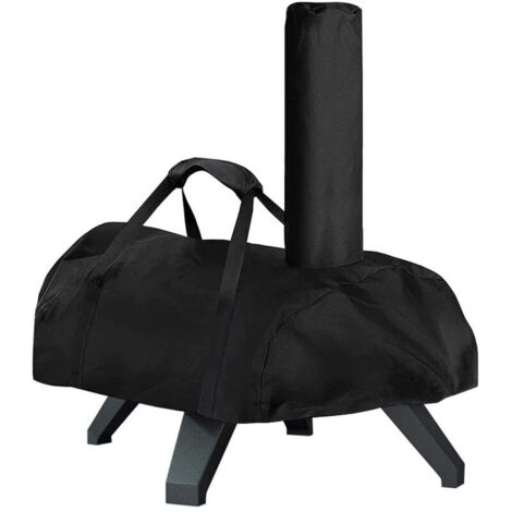 Copertura per forno per pizza - Resistente alle intemperie, 32x16,5x8,3 pollici, Nero