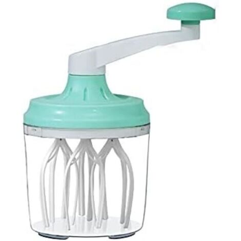 Tigrezy Frusta e Separatore per Uova, Frusta a Manovella in Plastica per la Casa - Strumento Multiuso per Sbattere le Uova (1/4)