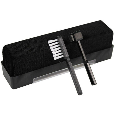 Kit per la pulizia dei dischi in vinile, spazzola antistatica in velluto per la pulizia dei dischi in vinile, spazzola per la puntina dei giradischi e kit per la pulizia di CD/VCD/DVD.
