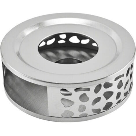 Scaldabiberon in acciaio inox con portacandele, scaldabiberon rotondo con portacandele, isolante per il latte