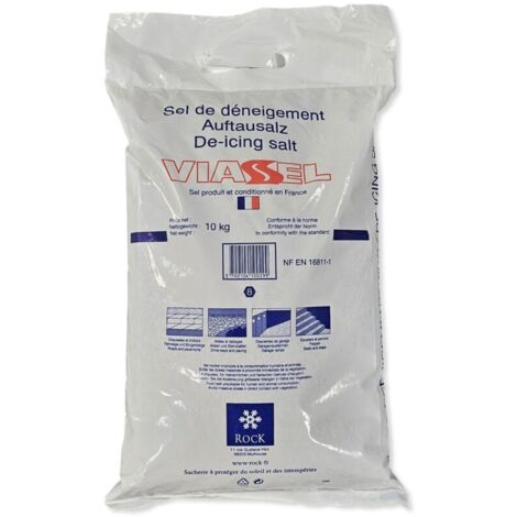 Sale antigelo stradale 10 kg, granulometria M, norma DIN EN 16811-1