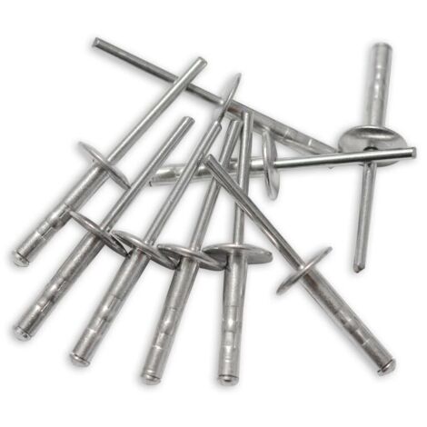 Rivetti a strappo ciechi Maxigrip, testa extra-large, 4,8 x 25 mm – Alluminio – 125 pezzi – Fissaggio a tenuta stagna per progetti impegnativi
