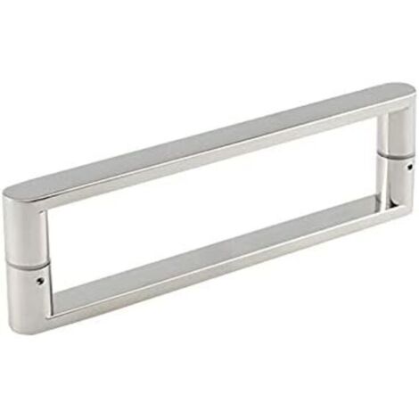 Maniglia scorrevole per porta doccia in acciaio inox, maniglione di sostegno, pomelli per porta in vetro per bagno, kit di ricambio per box doccia (Dimensioni: 160 mm)