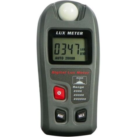 Luxmetro digitale, campo di misura fino a 200.000 lux, luxmetro con schermo LCD per piante, fari auto, illuminazione a LED per casa e ufficio, fotografia (1/4)
