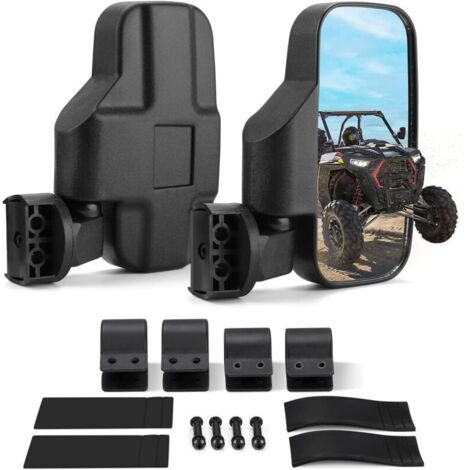 Specchietti laterali per UTV adatti alla maggior parte degli UTV con roll-bar da 1,75"/2".