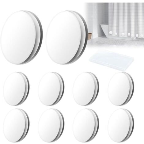 10 paia di pesi per tende da doccia, pesi magnetici rotondi per tende, pesi magnetici per tende, magneti per tende da doccia per tende, tovaglie, tende da doccia