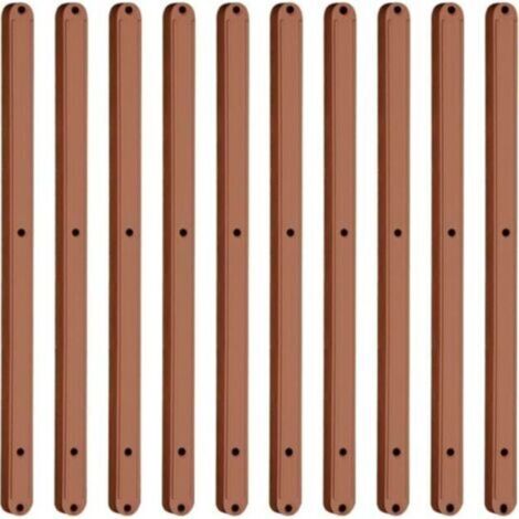 Confezione da 10 guide per cassetti in plastica, 298 mm – Design silenzioso a scomparsa – Resistenti all'usura – Per armadi e cassetti estraibili