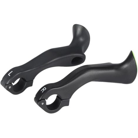 1 paio di manopole per manubrio da bicicletta, terminali in nylon da 22,2 mm, terminali ergonomici per bici da strada e la maggior parte delle biciclette