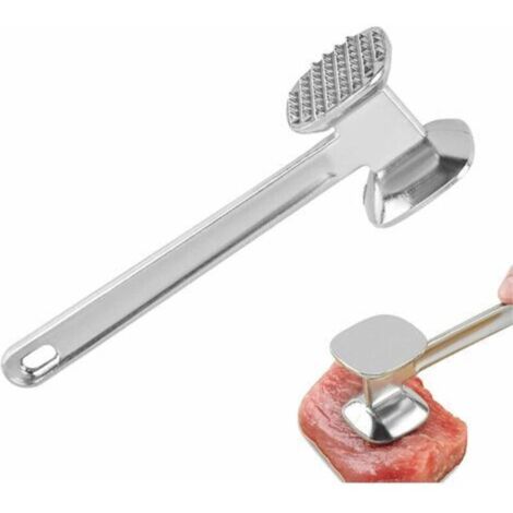 Batticarne - Battitore per carne - Battitore per bistecche - Per cucinare e preparare bistecche, bistecche, ecc. - Ottimo utensile da cucina (1/4)