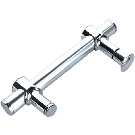 Set di maniglie per porte doccia in vetro con rondelle, maniglie per porte interne del bagno, interasse fori regolabile, lunghezza 25 cm.