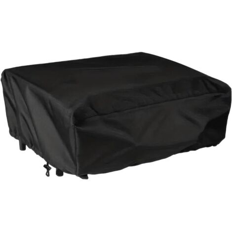 Telo protettivo per piastra, copertura per griglia da esterno, impermeabile e resistente, resistente ai raggi UV, con coulisse, per fornelli a gas, barbecue da esterno (58x47x23 cm)