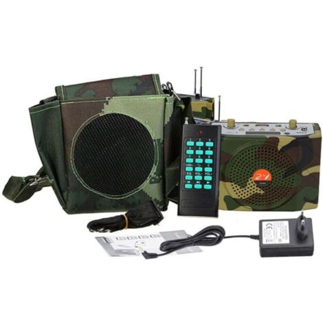 Richiamo elettrico per la caccia con telecomando, 28W - Kit altoparlante MP3 - Richiami elettronici - Richiamo per uccelli