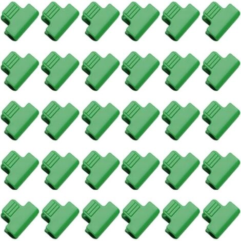 Clip per serra da 19 mm, clip per serra, clip per teli di copertura, clip per cerchi da giardino, confezione da 30