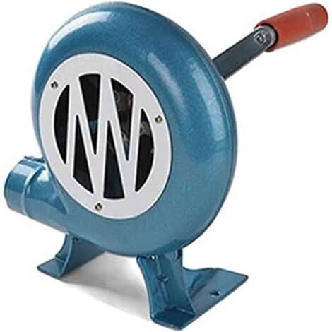 Ventilatore da 80 W con ingranaggi manuali per popcorn, accendifuoco per campeggio e barbecue, accendi carbone per barbecue.