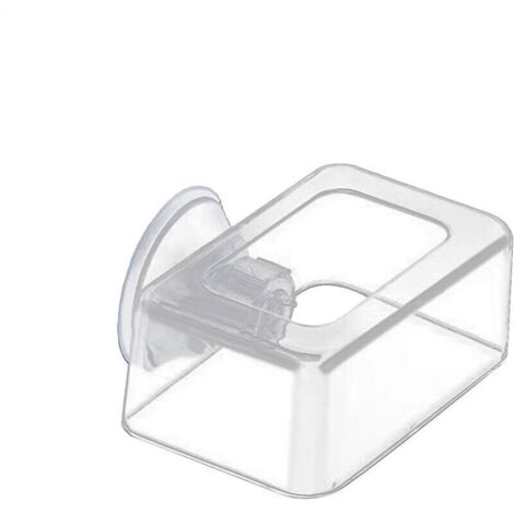 Distributore di mangime fisso per pesci – Dispenser di mangime anti-deriva per acquario, ampia superficie di alimentazione per cibo galleggiante o in scaglie (1/4)