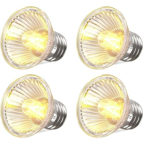 lampadine riscaldanti per terrario E27, 75W dimmerabili, UVA UVB, adatte a tartarughe, lucertole, draghi barbuti e serpenti.