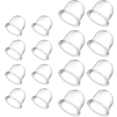 16 pezzi di pompetta di adescamento per decespugliatore, coppa dell'olio del carburatore da 19 mm/22 mm, pompetta di adescamento per carburatore per tosaerba, tagliasiepi, decespugliatore a filo, moto (1/5)