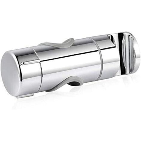 Supporto per doccetta sostituibile, supporto per soffione doccia, diametro regolabile da 19 a 25 mm, ABS cromato, nuovo design aggiornato 2019 (1/4)