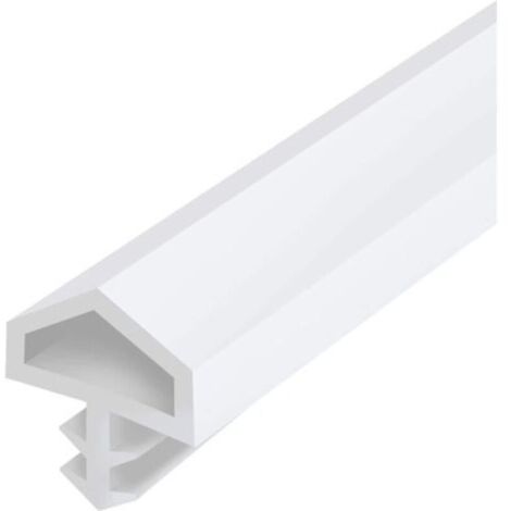 Guarnizione per finestra Lunghezza: 5 m Larghezza battuta: 12 mm 1 pezzo Striscia di guarnizione bianca Guarnizione per porta, guarnizione in gomma Guarnizione flessibile in TPE e PVC (1/3)
