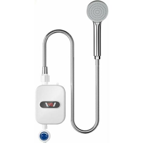Scaldabagno istantaneo Tigrezy da 3000 W con display digitale a LED, rubinetto con scaldabagno istantaneo per bagno, lavanderia, giardino