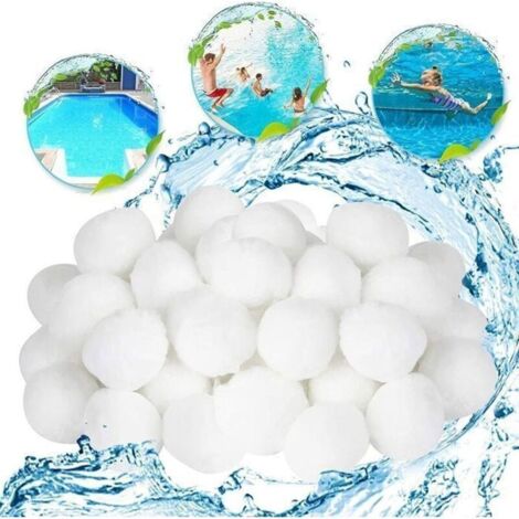 700 g di sfere filtranti per acquacoltura, ideali per filtri a sabbia, purificazione dell'acqua e filtri a sfere in fibra per piscine e spa. (1/4)