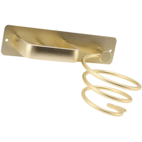 Soporte para secador y plancha de pelo Eosnow, estante de almacenamiento, aluminio, decoración para el hogar que ahorra espacio (1/4)