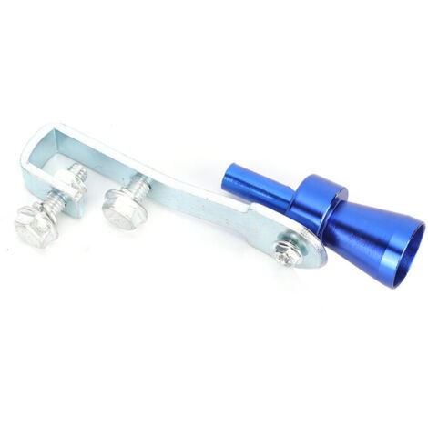 Silenciador de escape Eosnow para coche con sonido turbo y silbato, color azul (1/4)