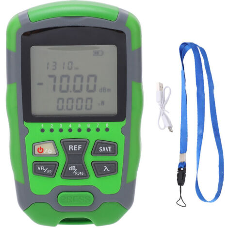 Mini-Leistungsmesser für optische Geräte, Rotlicht-LWL-Kabeltester, 15-mW-USB-Ladefunktion (1/4)