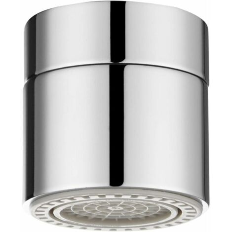 Messing-Wasserhahn-Luftsprudler, wassersparend, 2 Modi, 22-mm-Küchenarmatur-Luftsprudler (Innengewinde), verchromt