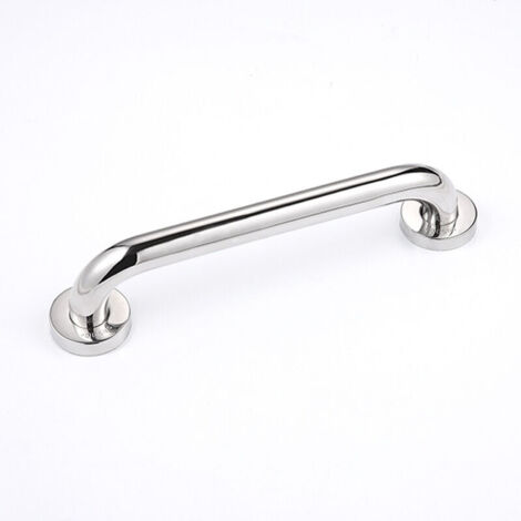 CSPARCV Set mit 2 Edelstahl-Haltegriffen für Toilette, Dusche, 30 cm abgewinkelter Haltegriff für Bad und Dusche, Edelstahl-Handlauf für Senioren/Menschen mit Behinderung/Kinder