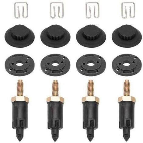 4-teiliges Motorabdeckungs-Befestigungsset für 2.0 HDI-Motoren in Berlingo, C4, C5, Xantia, Xsara, 206, 306, 307, 406, 607, 806 und Expert (Teilenummer 0137F6 13711) - Clips + Schrauben (1/4)