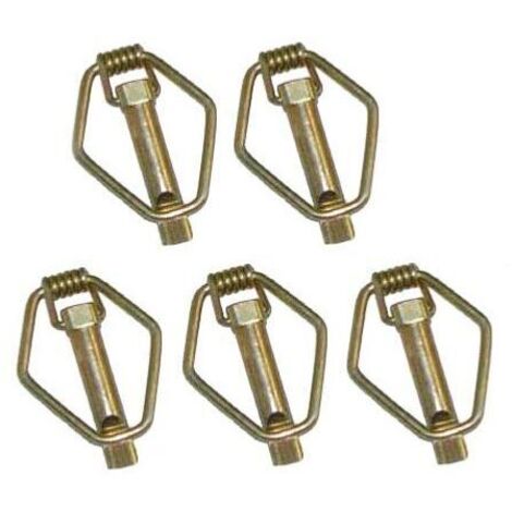 8,5-mm-Sicherheitsclips – 5er-Pack – Patentierte Federbefestigung für schnelle Montage – Für 9-mm-Bohrungen