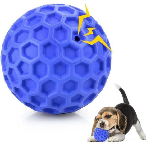 Unzerstörbare Quietschbälle für Welpen, Kauspielzeug für Hunde, Outdoor-Spielzeug für Hunde
