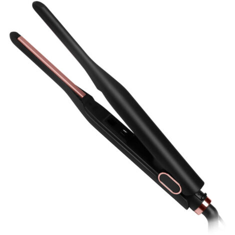 Mini-Haarglätter für kurzes Haar, 2-in-1-Haarglätter und Lockenstab, tragbarer Mini-Haarglätter, Mini-Reisehaarglätter für kurzes Haar, Ponyfrisuren und Männerbärte