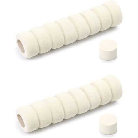 2 Stück Türgriffschutz, weiche Schaumstoff-Schutzhülle für Tür- und Fenstergriffe (Beige)
