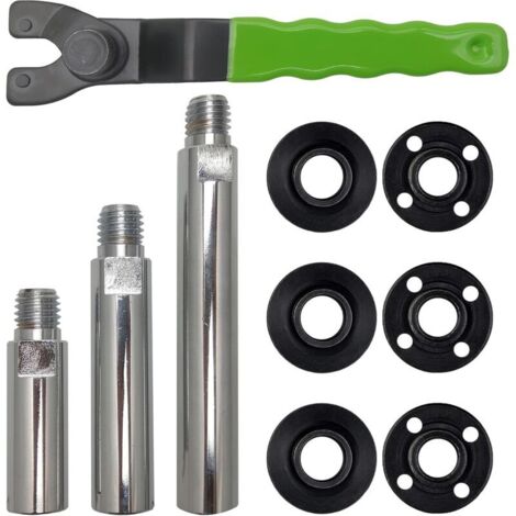 3x M14 Adapterstange 100 Winkelschleifer Verlängerungsstange Schaft 75