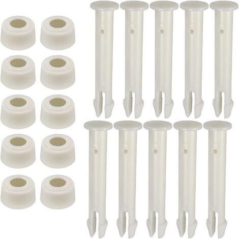 Packung mit 10 Kunststoff-Verbindungsstiften für Pools, Ersatz-Verbindungsstifte aus Kunststoff für Rahmen und Pool, Ersatzteile für Intex-Pools