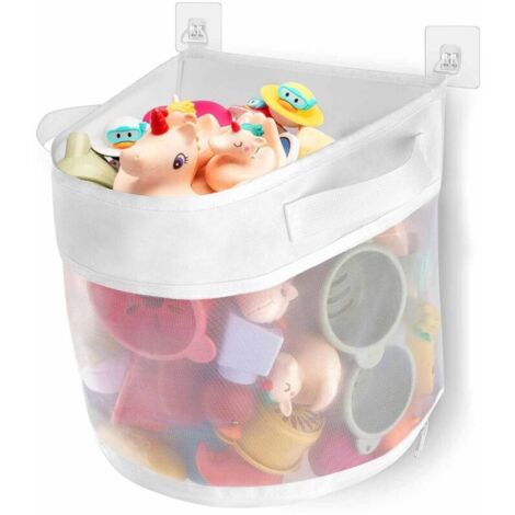 Aufbewahrung für Badespielzeug, Baby-Badespielzeugnetz, Badespielzeug-Organizer, Aufbewahrung für Badewannenspielzeug, Baby-Badespielzeugnetz, Aufbewahrung für Baby-Badespielzeug